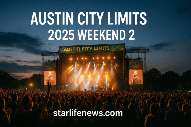 🎵 Austin City Limits 2025 Weekend 2: Lineup, Highlights, and What Fans Can Expect